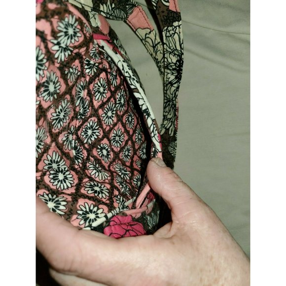 VERA BRADLEY Lizzy Crossbody MOCHA ROUGE Purse Wallet Mini Handbag - Picture 6 of 6